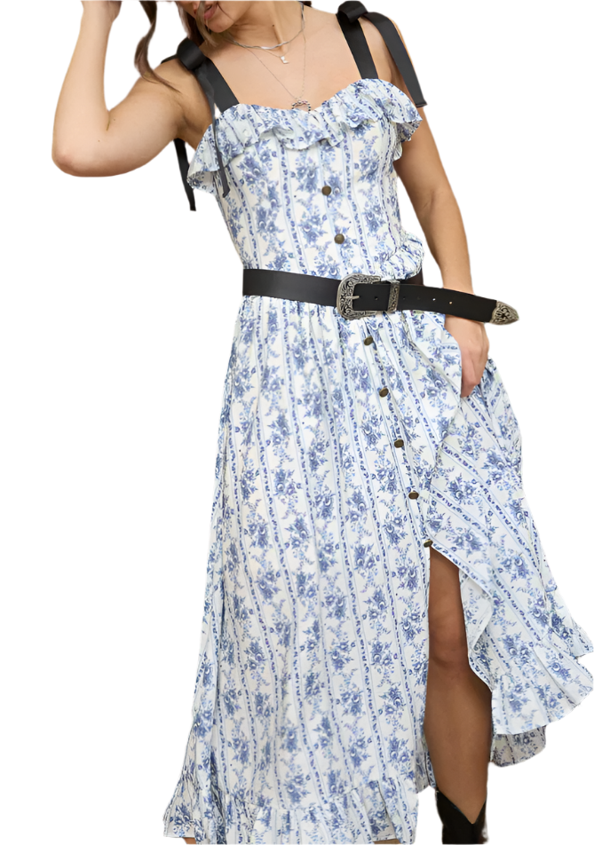 Mattie Floral Strap Dress
