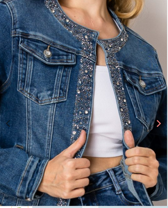 Jackie Lined Denim Jacket