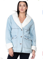 Load image into Gallery viewer, Big Sky Sherpa Jean Jacket
