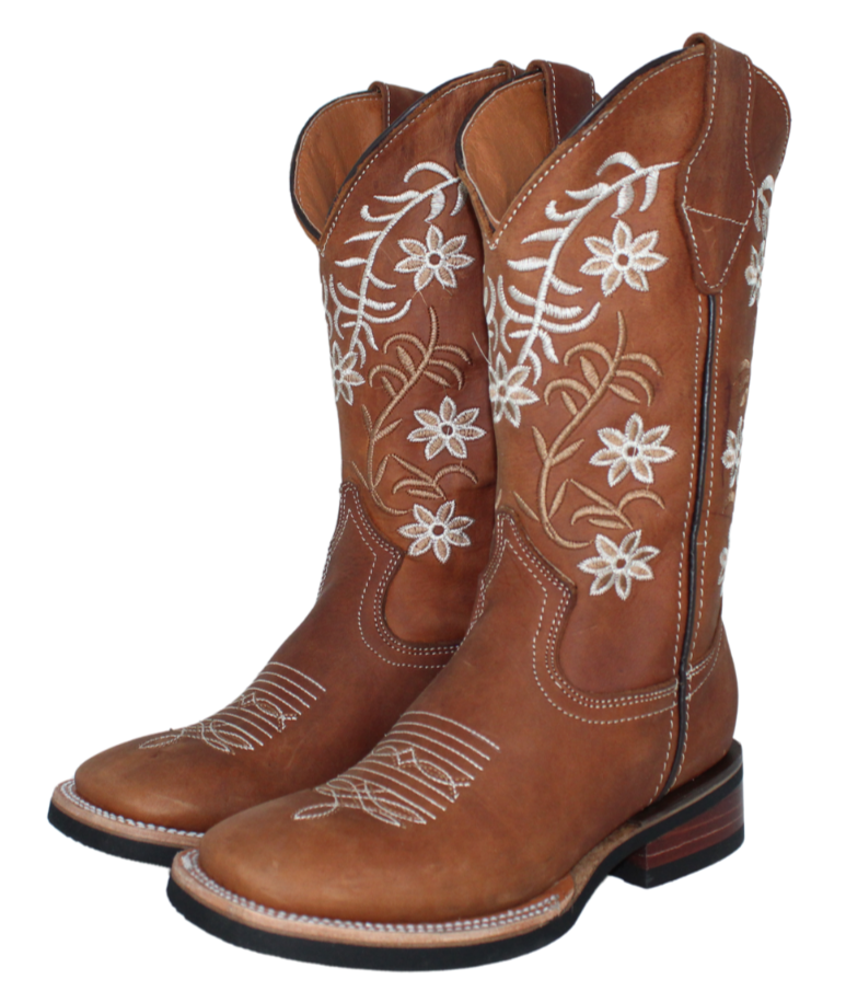Jordyn Floral Ivy Cowgirl Boots