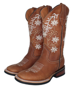 Load image into Gallery viewer, Jordyn Floral Ivy Cowgirl Boots
