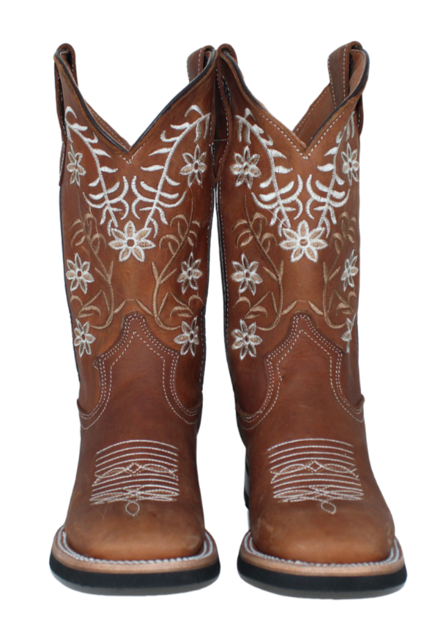 Jordyn Floral Ivy Cowgirl Boots