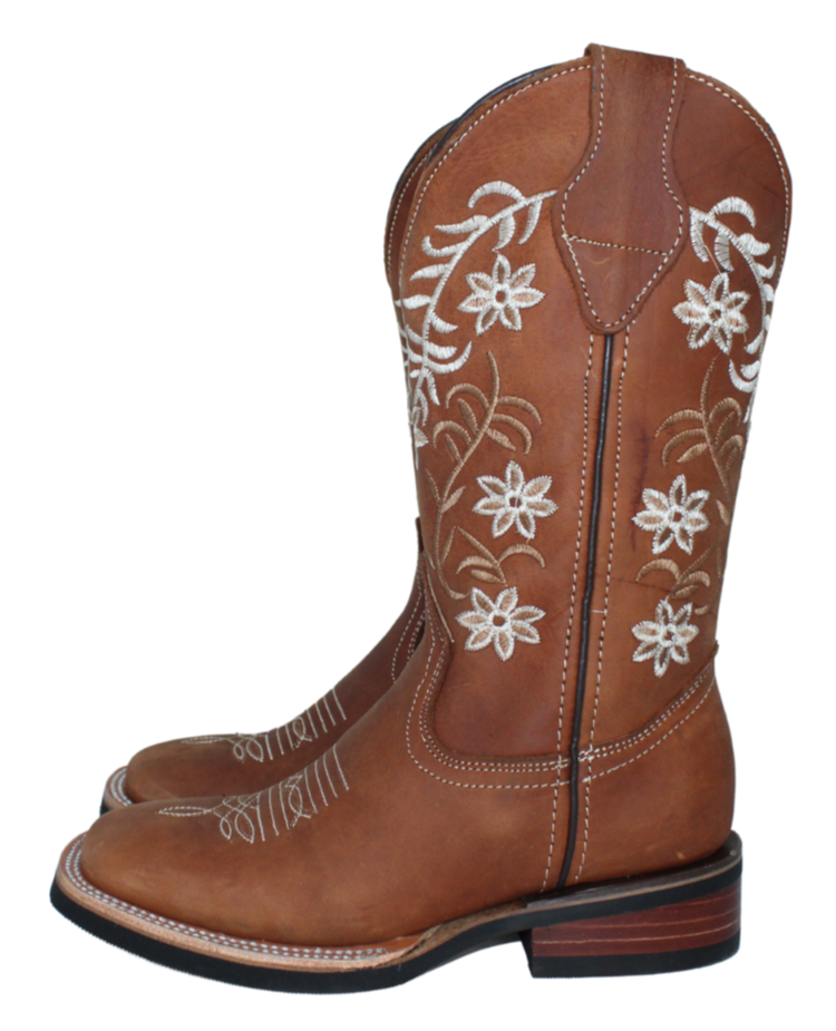Jordyn Floral Ivy Cowgirl Boots