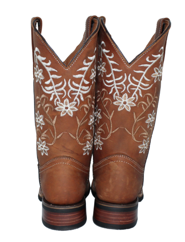 Jordyn Floral Ivy Cowgirl Boots