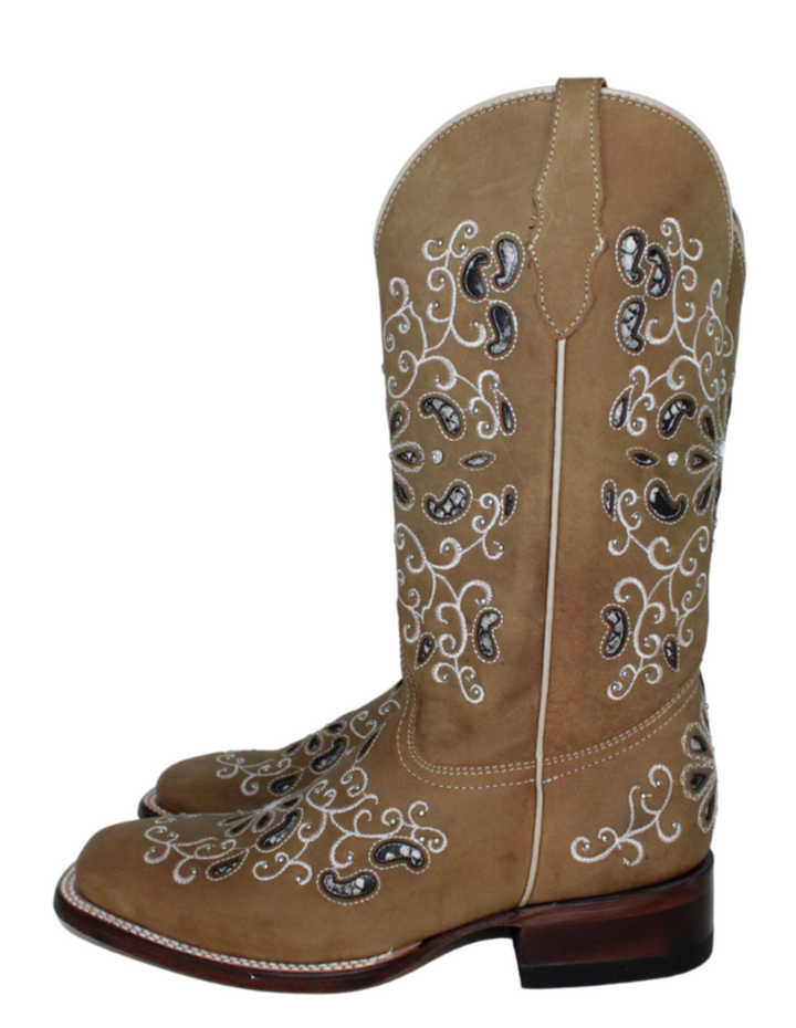 Margaritas Laser Cut Cowgirl Boots