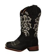 Load image into Gallery viewer, Calico Ivy Detail Cowgirl Boots (2 Colors)
