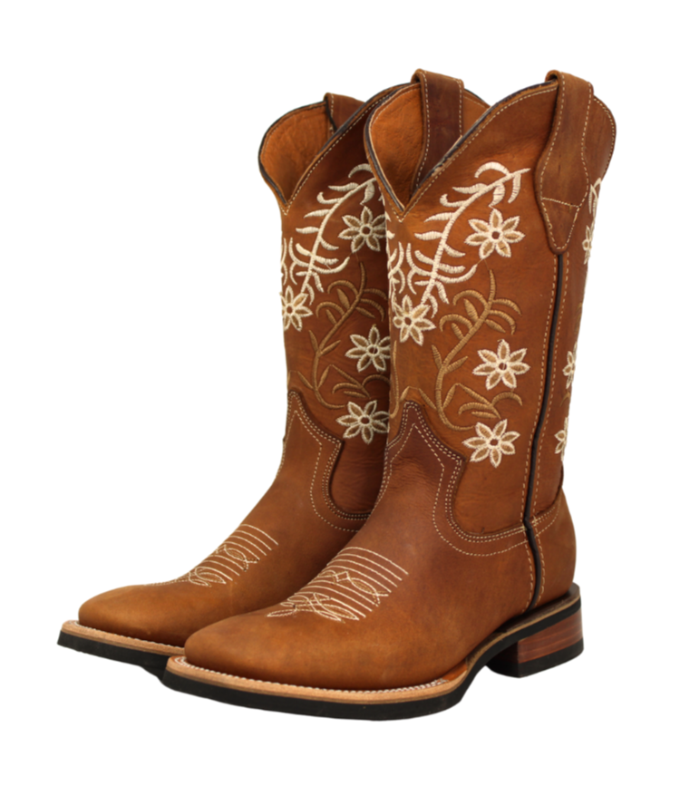 Jordyn Floral Ivy Cowgirl Boots