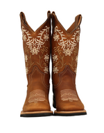 Load image into Gallery viewer, Jordyn Floral Ivy Cowgirl Boots
