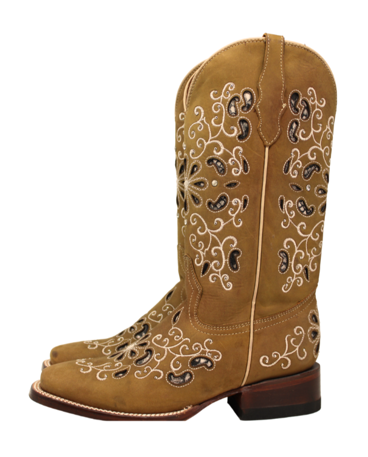 Margaritas Laser Cut Cowgirl Boots