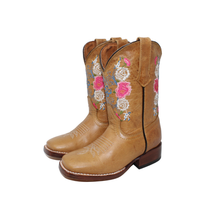 Carla Floral Kids Boots