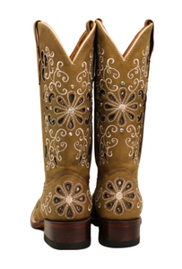 Margaritas Laser Cut Cowgirl Boots