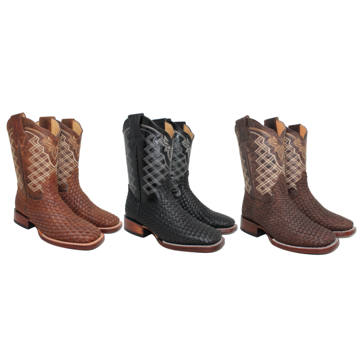 William Weave Cowboy Boot (3 Colors)