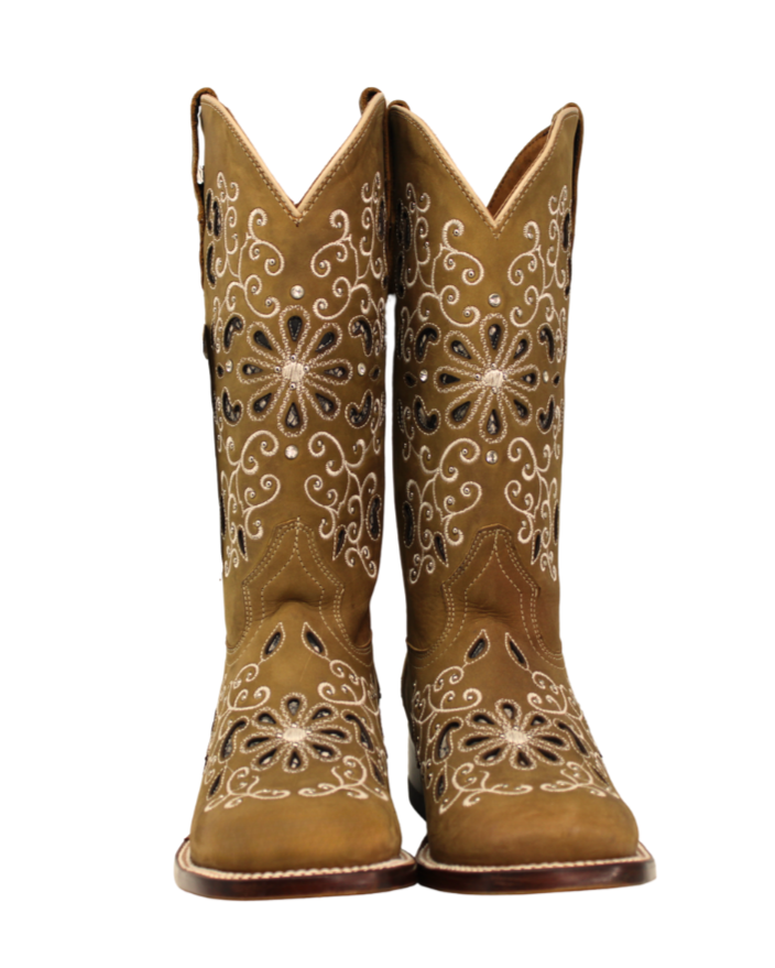 Margaritas Laser Cut Cowgirl Boots