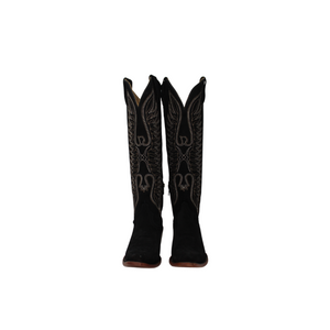 Aurelia Black Tall Boots