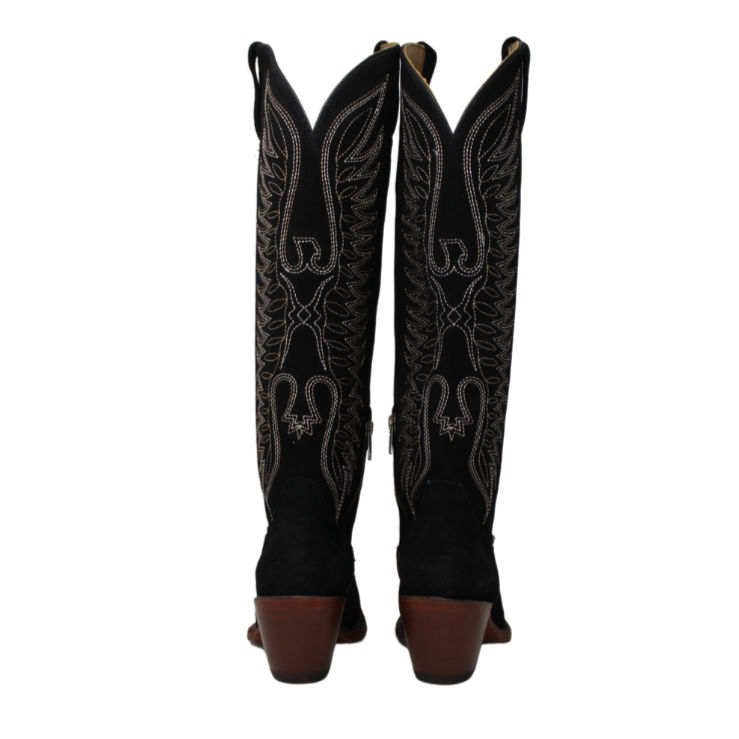 Aurelia Black Tall Boots
