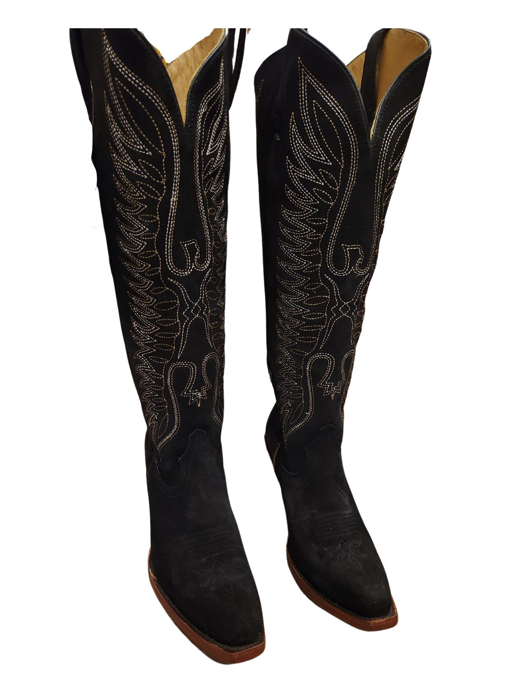 Aurelia Black Tall Boots
