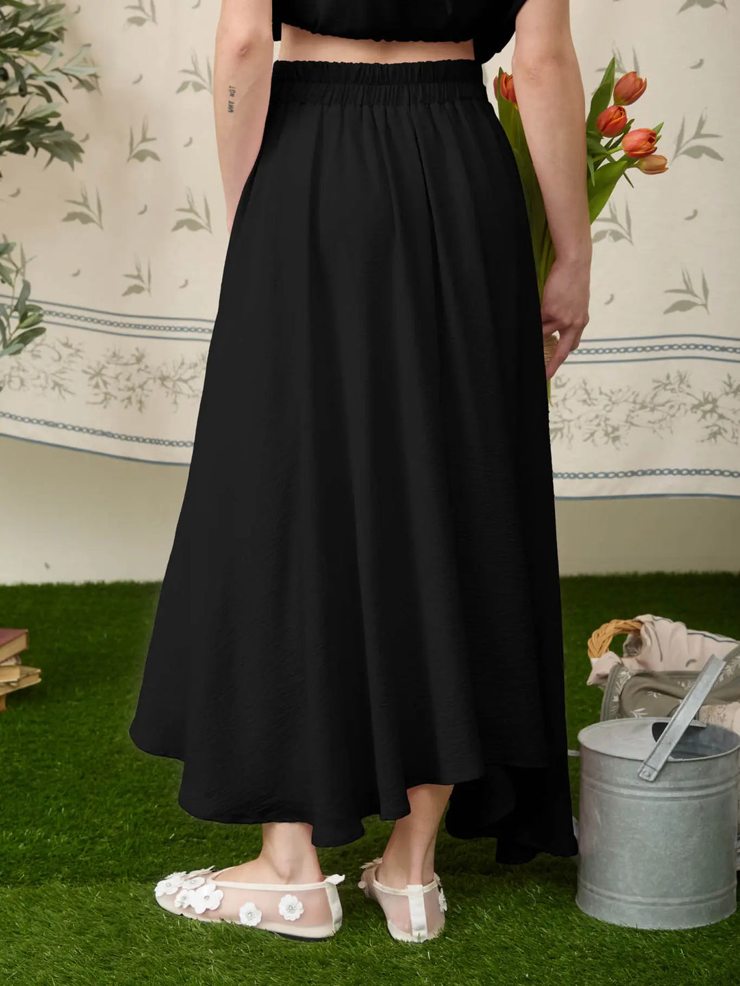 Piper Pleated Midi Skirt