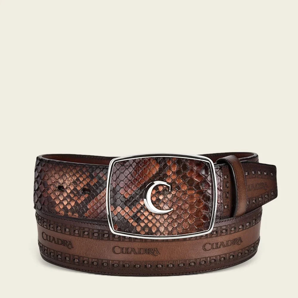 Terrance Cuadra Python Belt