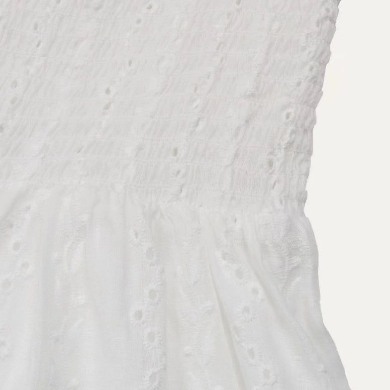 Dion Eyelet Mini Dress