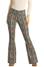 Load image into Gallery viewer, Chanti Aztec Flare Jeans
