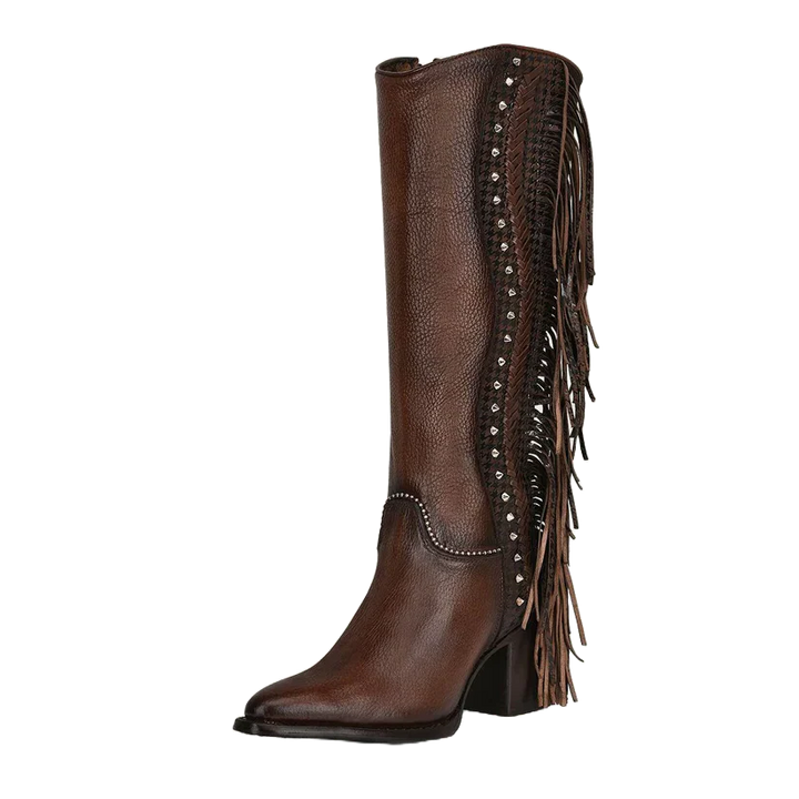 Jazzlyn Cuadra Fringe Tall Boots
