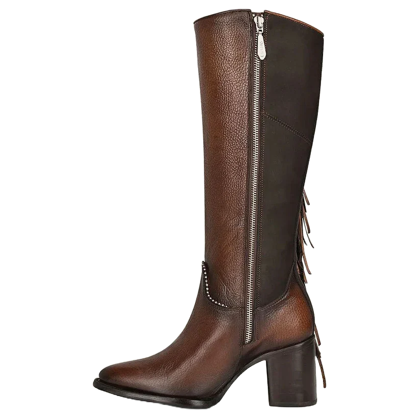 Jazzlyn Cuadra Fringe Tall Boots
