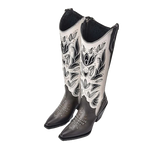 Load image into Gallery viewer, Elinor Cuadra Cowhide Embroidery Boots
