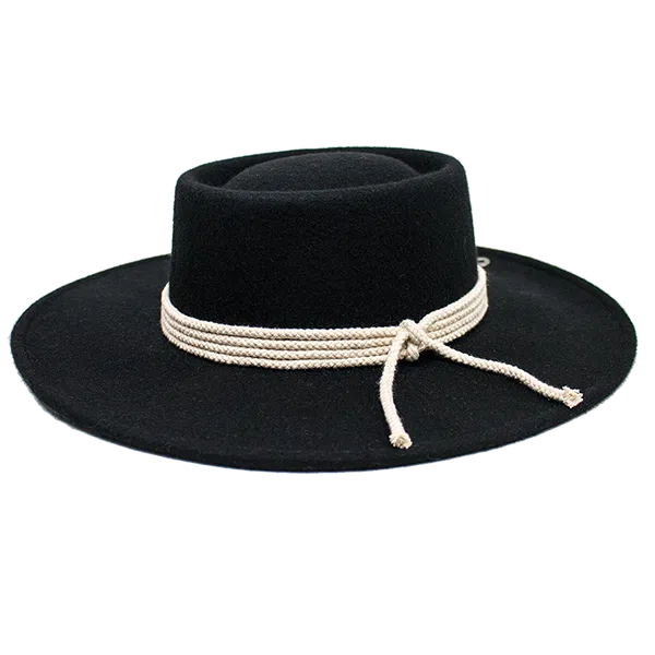 Italy Felt Round Crown Hat