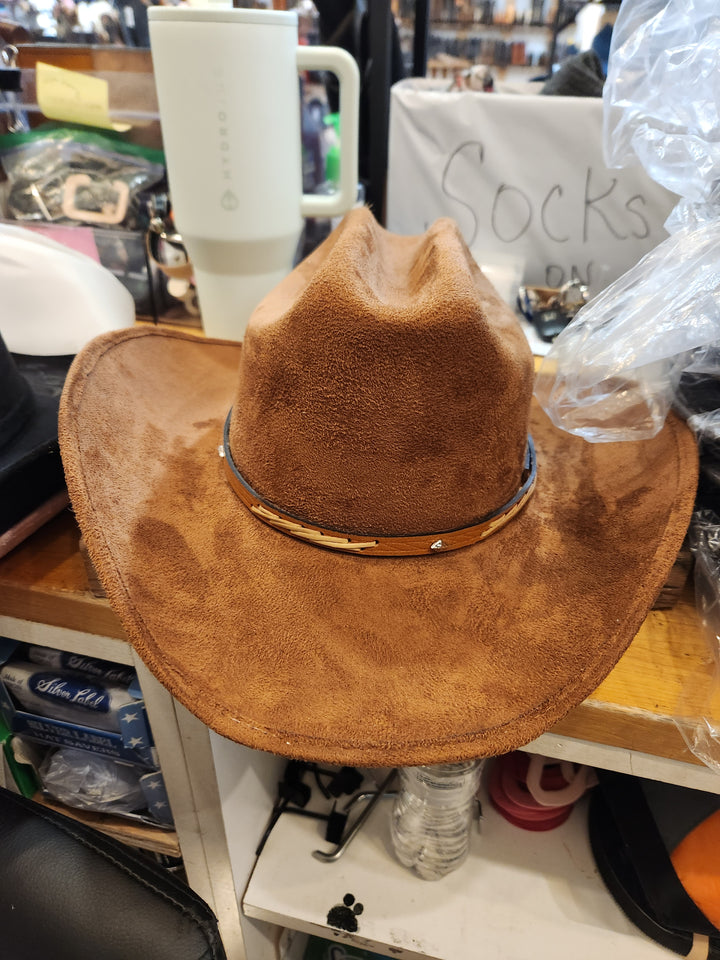 Huron Cattleman Suede Hat
