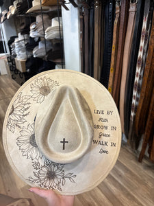JC Custom Burned Hat