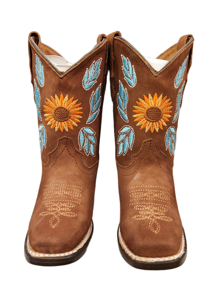 Peyton Sunflower Kids Boots