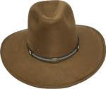 Load image into Gallery viewer, Tycoon High Crown Suede Cowboy Hat
