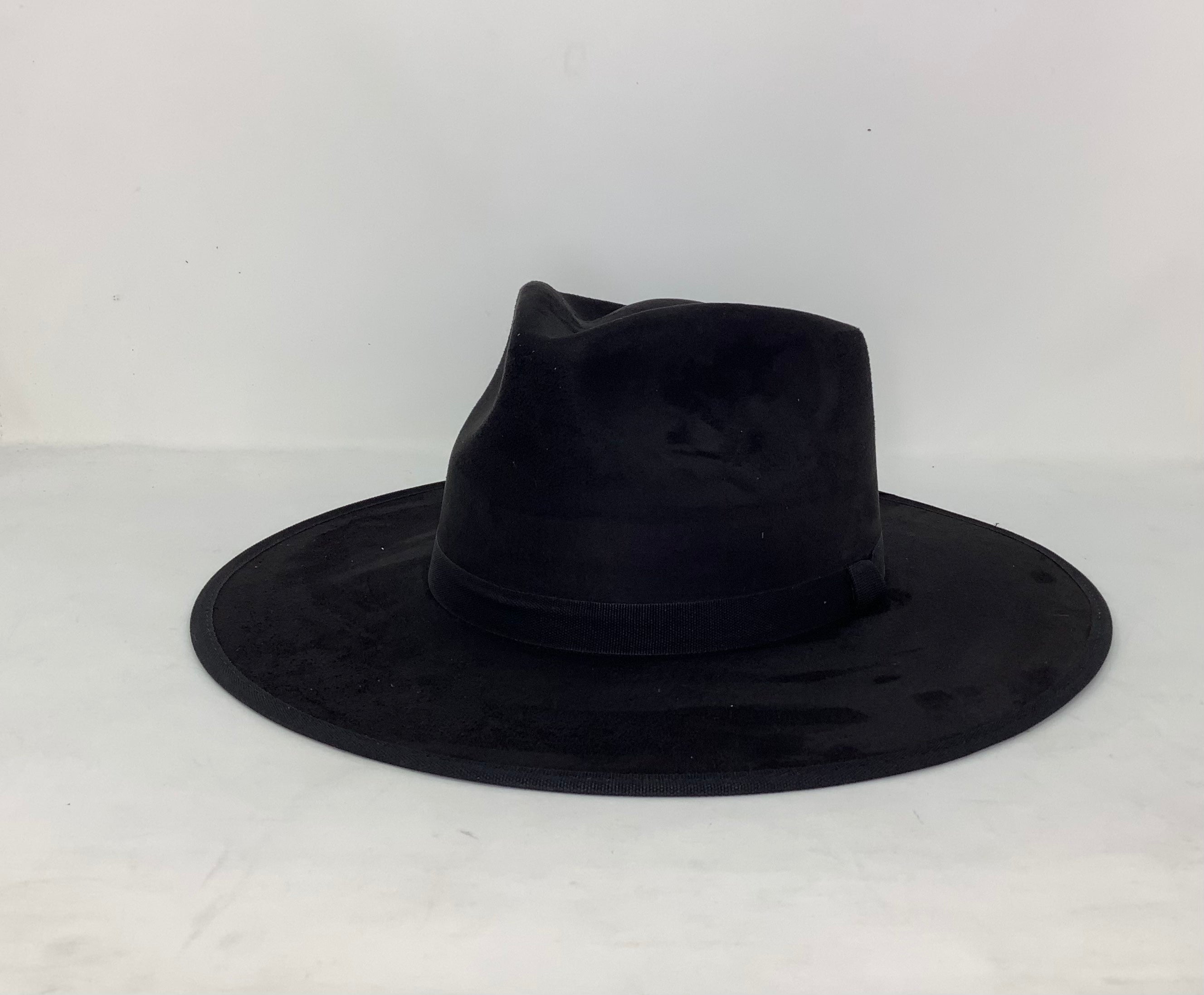 Savannah Flat Brim Suede Hat