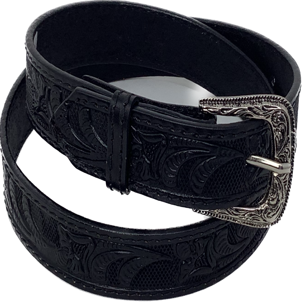 "Brady" Floral Stamped Belt