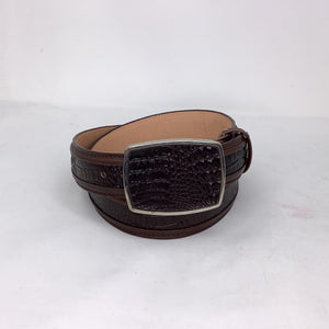 "Remy" Dark Leather Belt