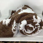 Load image into Gallery viewer, &quot;Pine&quot; Brown Cabin Sherpa Blanket
