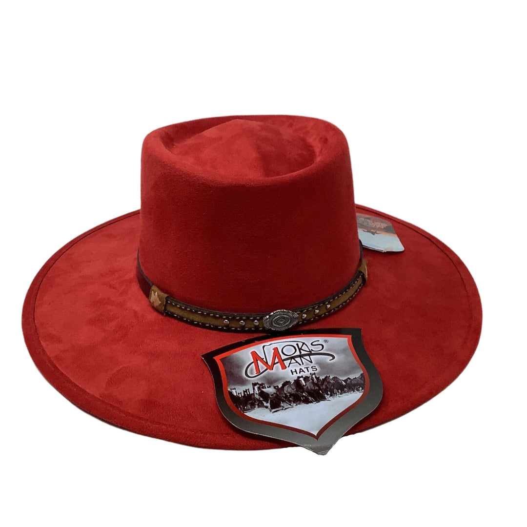 Fran Round Crown Suede Hat