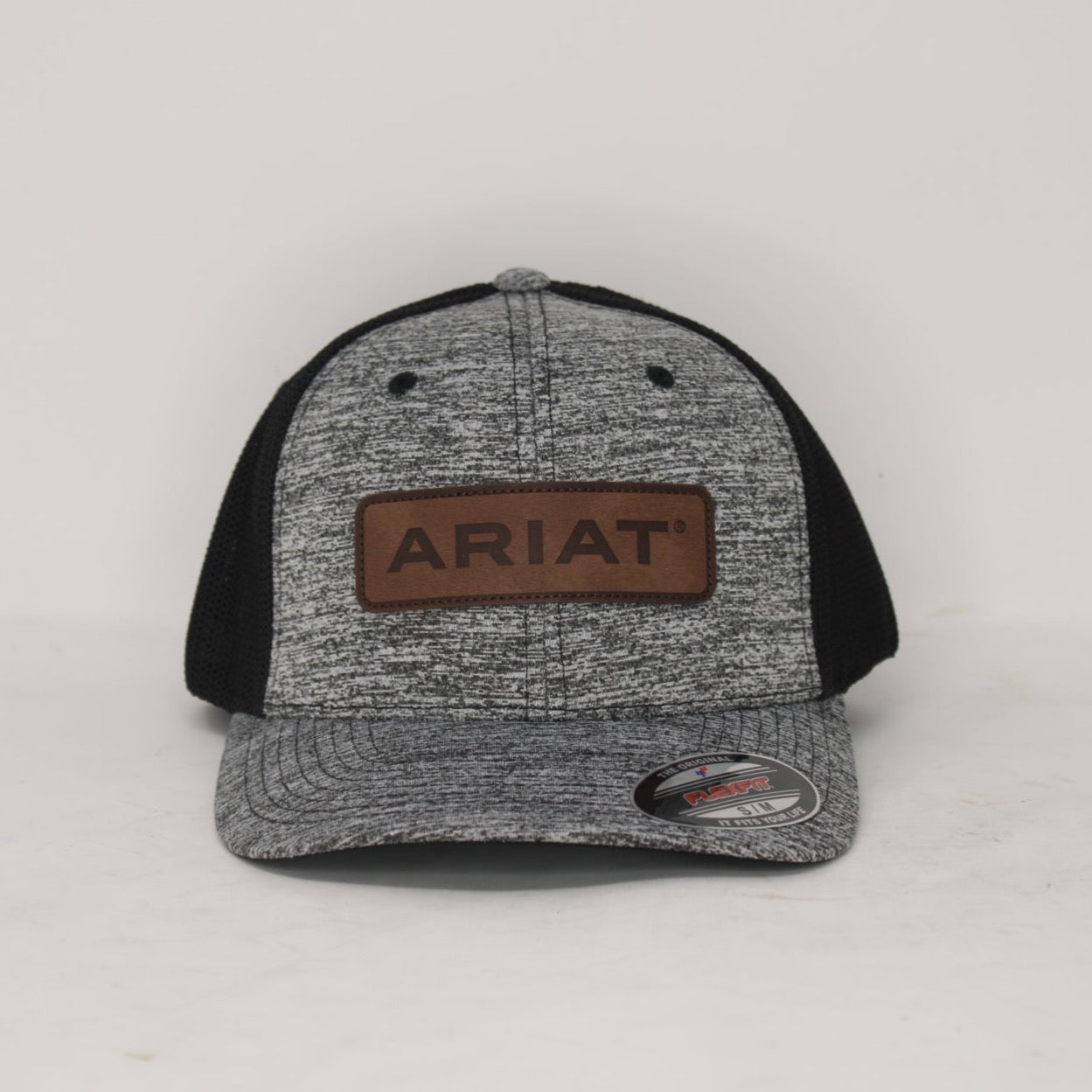 "Kam" Ariat Baseball Cap with Leather Decal