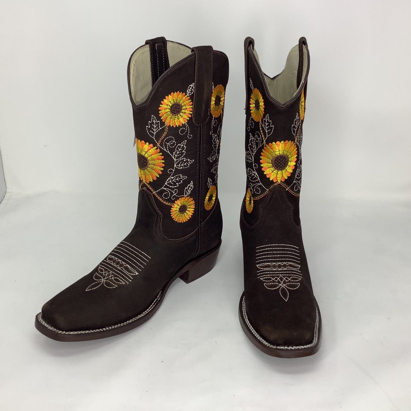 “Kylie” Stephy Leather Cowgirl Boot