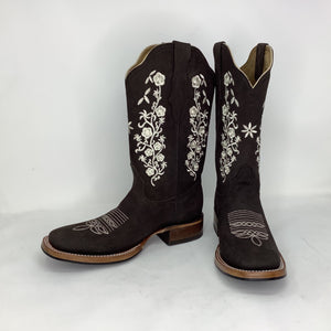“Eden” Leather Cowgirl Boot