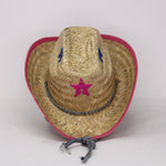 Load image into Gallery viewer, &quot;Bounty&quot; Kids Sheriff Straw Hat
