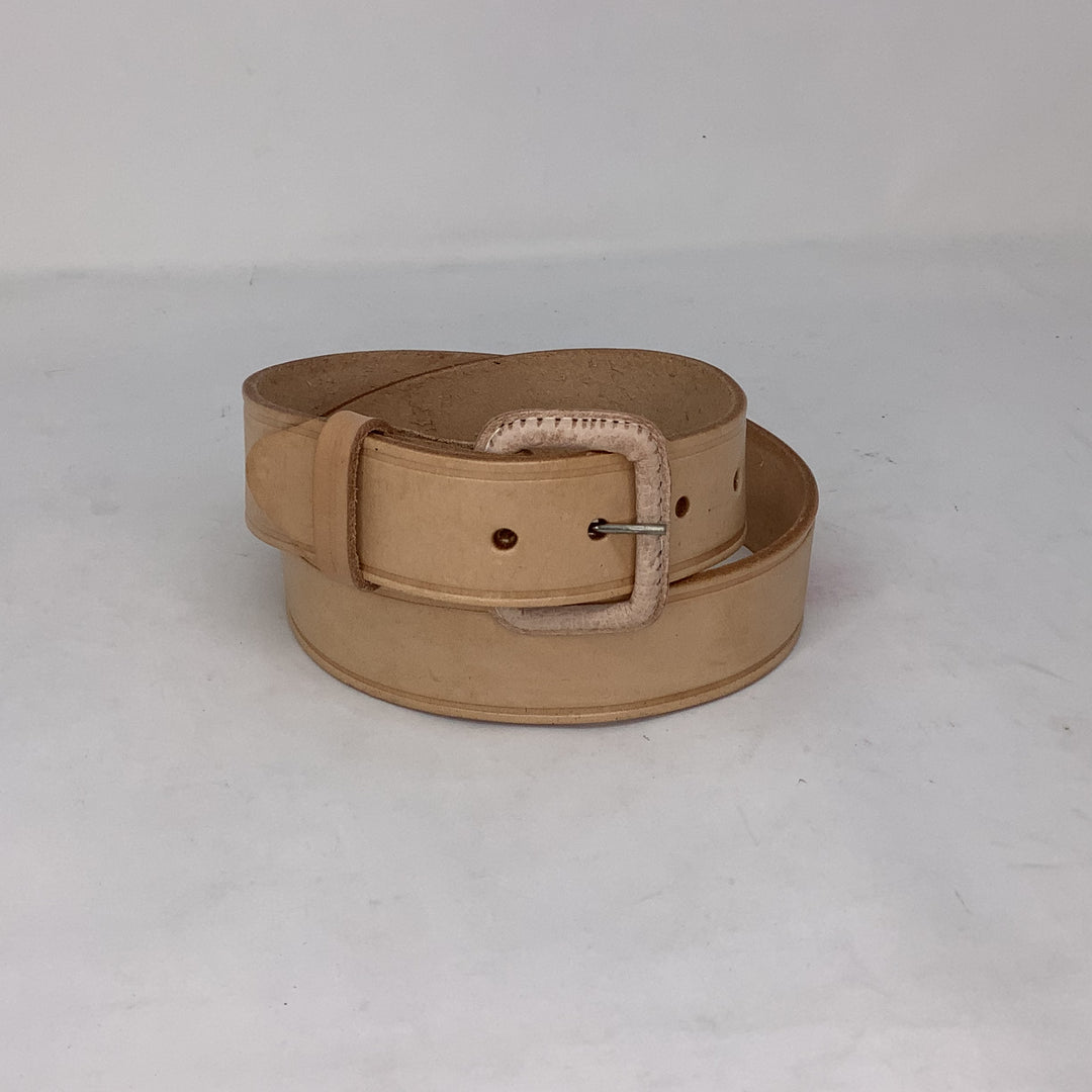 Chad Plain Leather Belt