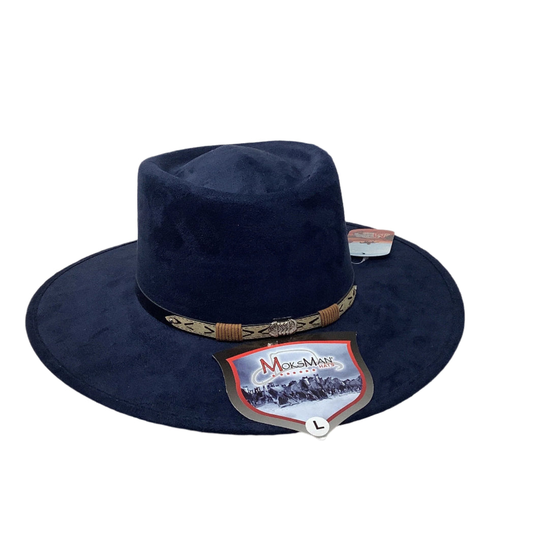Fran Round Crown Suede Hat