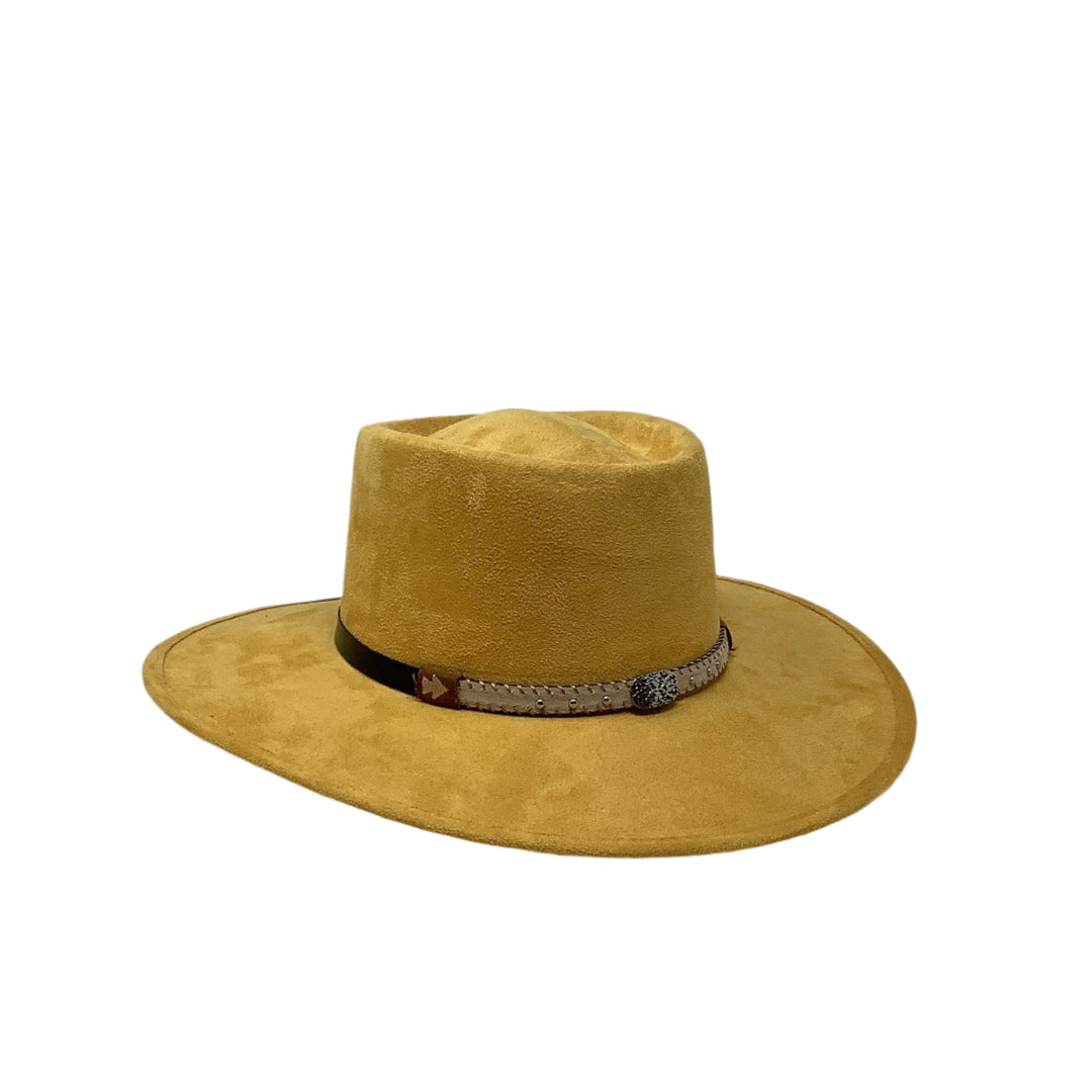 Fran Round Crown Suede Hat