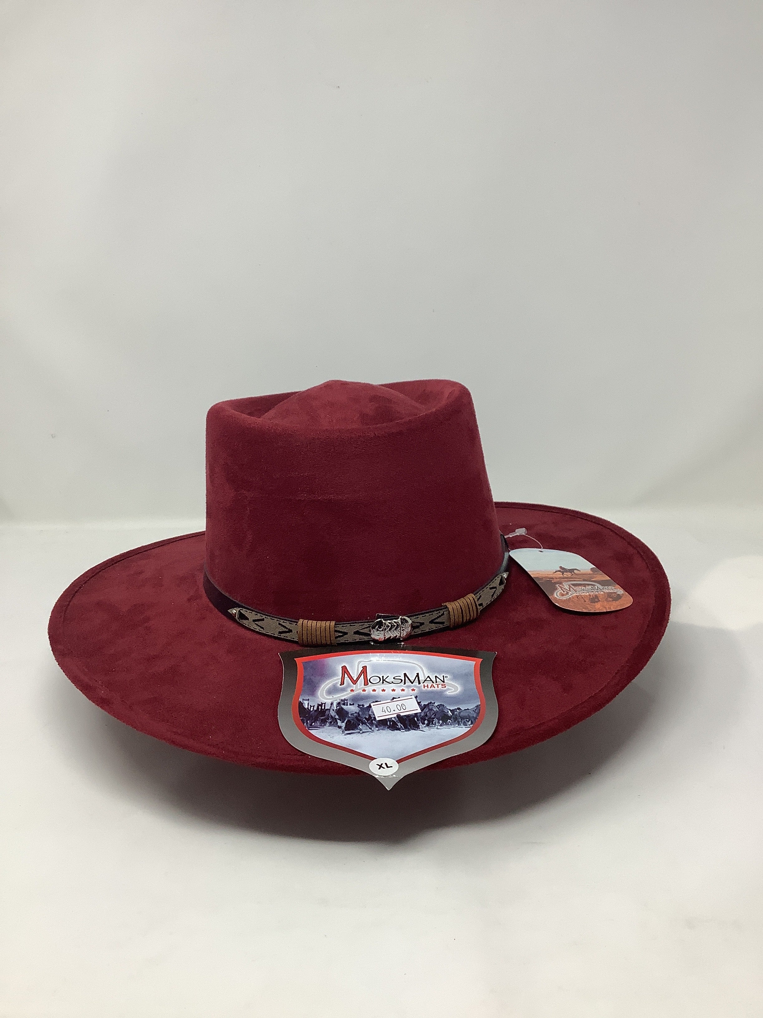 Fran Round Crown Suede Hat