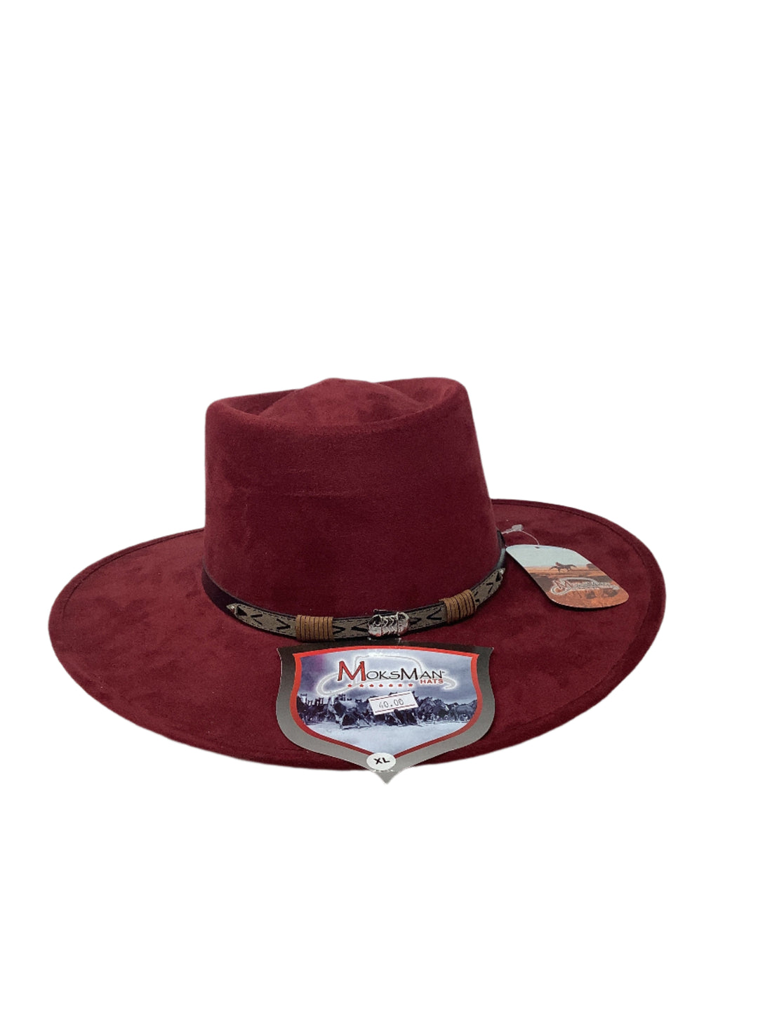 Fran Round Crown Suede Hat