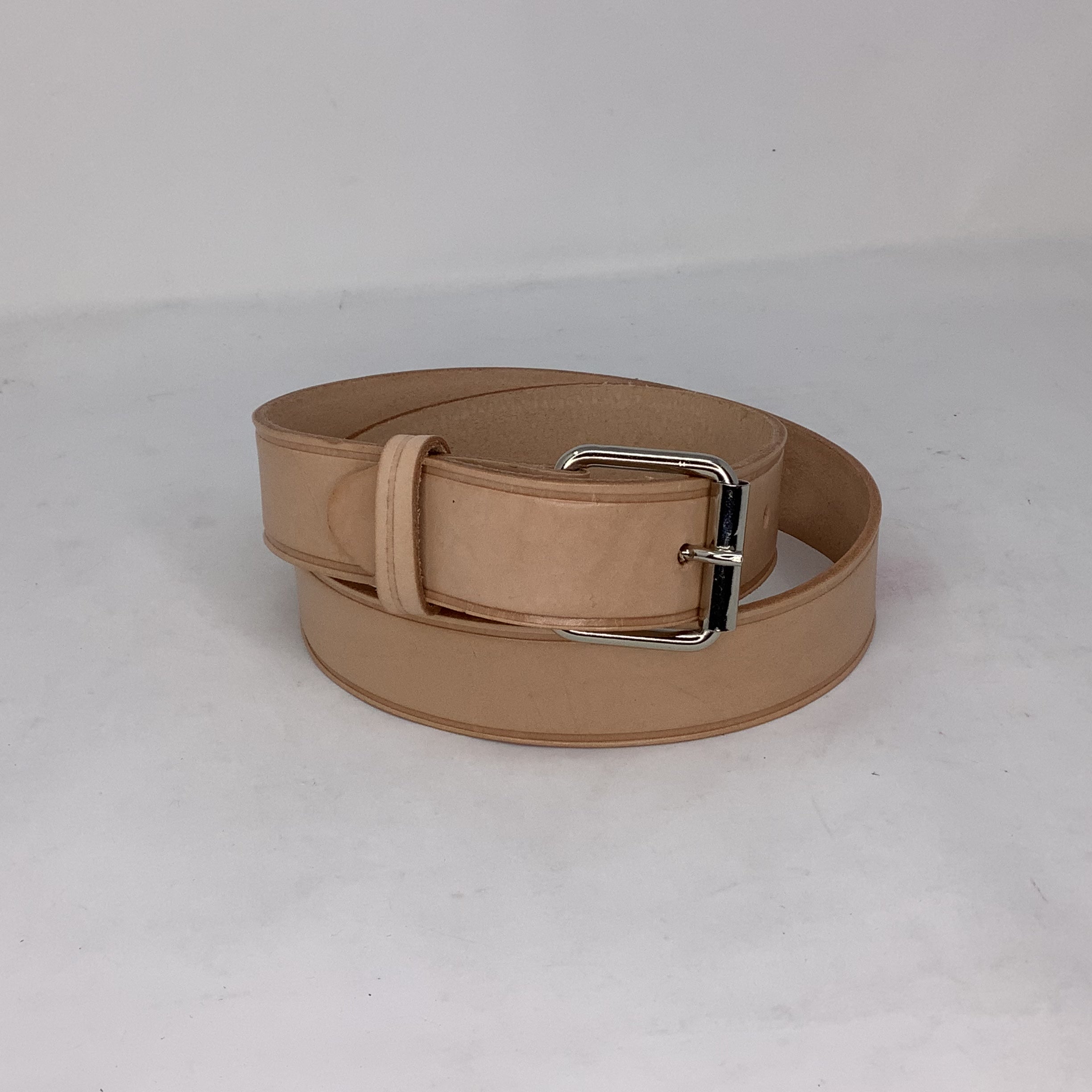 “Chad” Plain Leather Belt