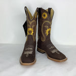 Load image into Gallery viewer, “Shaylee” Sunflower Cowgirl Boots
