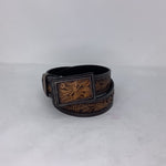 Load image into Gallery viewer, Jazzy Floral Leather Belt
