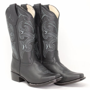 Paisley Pattern Cowgirl Boots